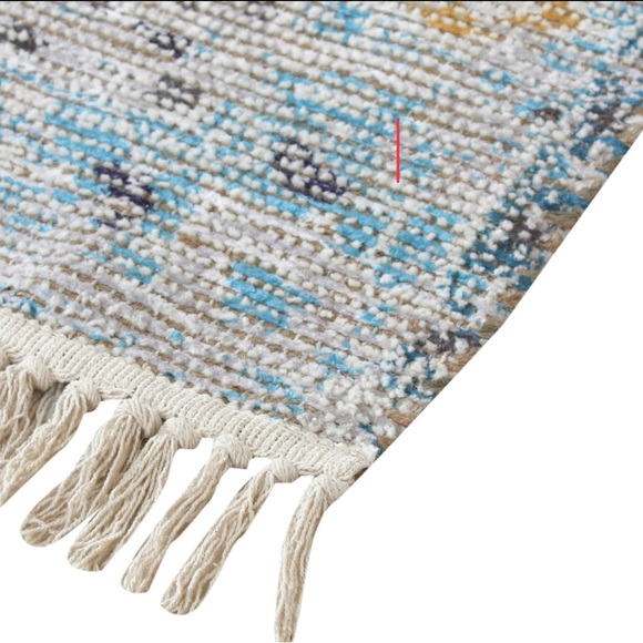 Wilcott Weaves - Persian Palace Rug
Tones of blue, yellow, black & gray - Picture 3 of 4